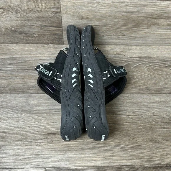 Skechers Reggae Sport Sandals Womens 9 Black Strappy Activewear Hiking Outdoor - Picture 6 of 8